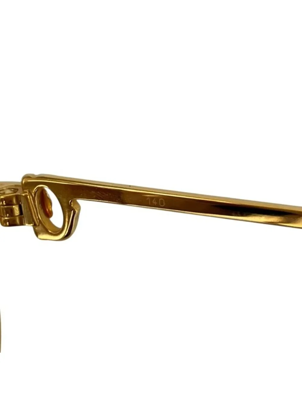 Cartier Trinity Teardrop Sunglasses Gold Color Frame Eyewear